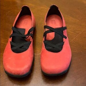 CAT caterpillar maryjane rubber red  shoes size 10